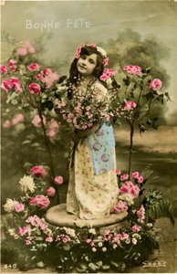 Bonne fete card, 1907